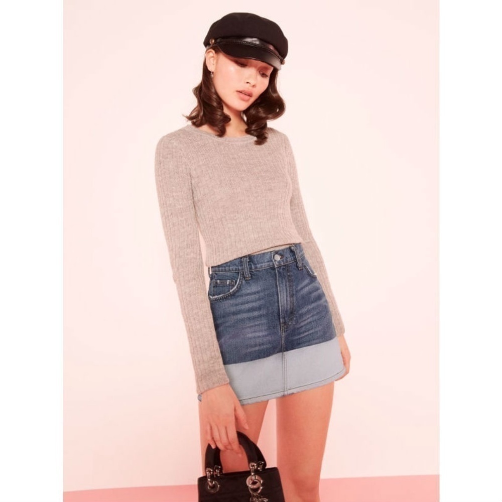 💕REFORMATION💕 Ella Jean Mini Skirt